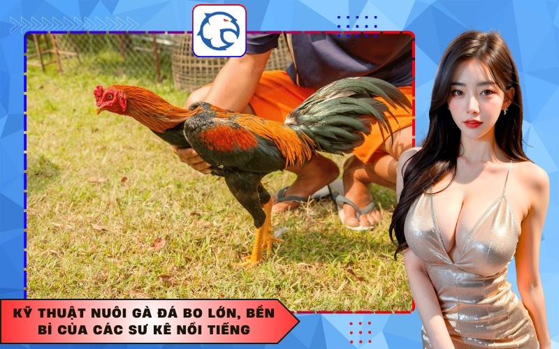 Kỹ thuật nuôi gà đá bo lớn, bền bỉ của các sư kê nổi tiếng