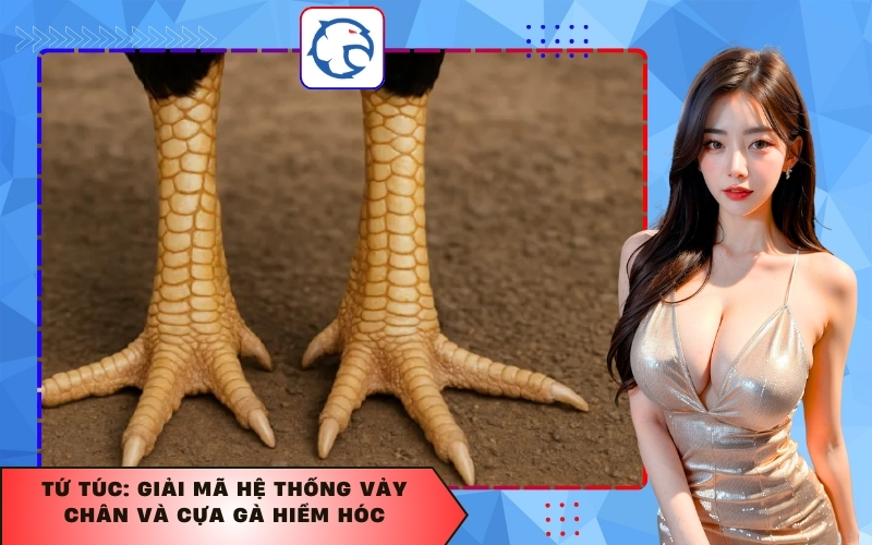Tứ túc: Giải mã hệ thống vảy chân và cựa gà hiểm hóc