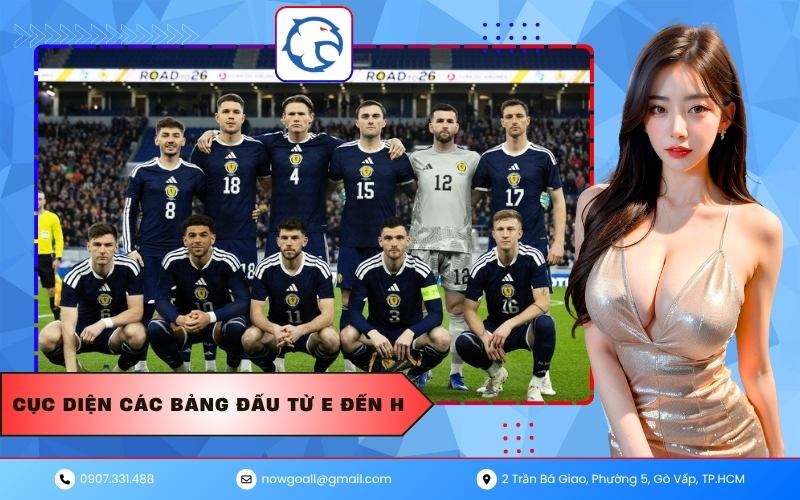 Cục diện các bảng đấu từ E đến H