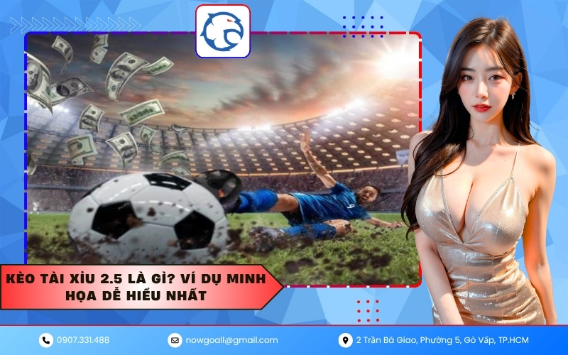 Kèo Tài Xỉu 2.5 là gì? Ví dụ minh họa dễ hiểu nhất